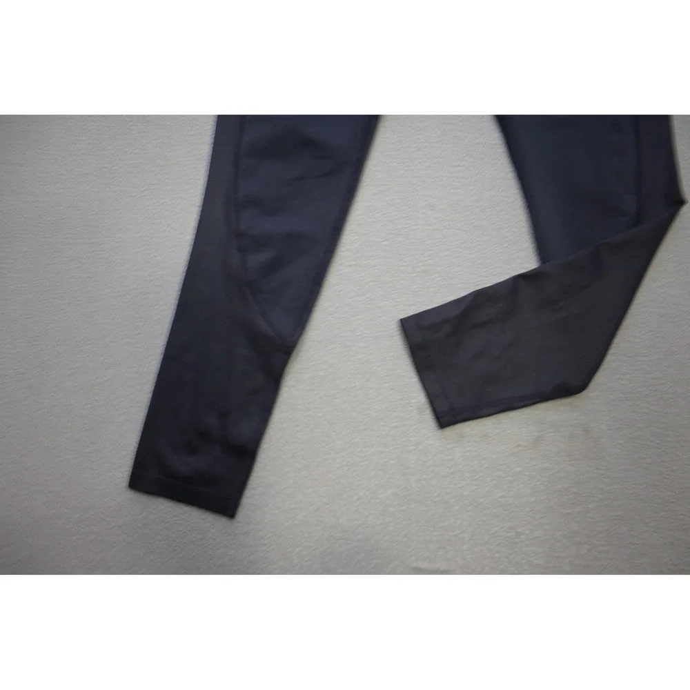 Nike Dri-FIT Leggings Womens Medium Gray Drawstring Pockets Athletic Excellent‎